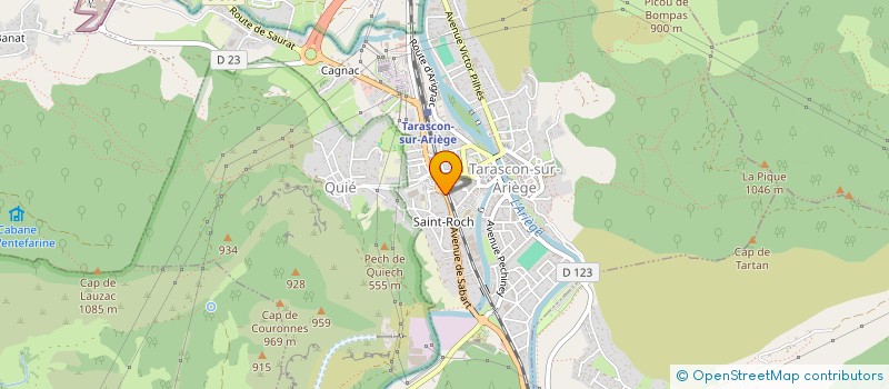 localisation de l'entreprise LA MIE DOREE ARIEGEOISE à TARASCON-SUR-ARIEGE