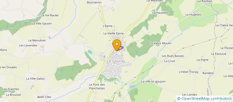 localisation de l'entreprise LA MIE DU GOURAY à LE MENE