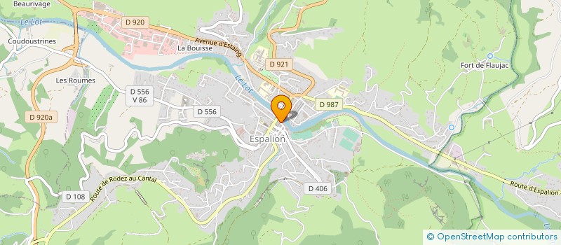 localisation de l'entreprise LA MIE DU GRIFOUL  ESPALION