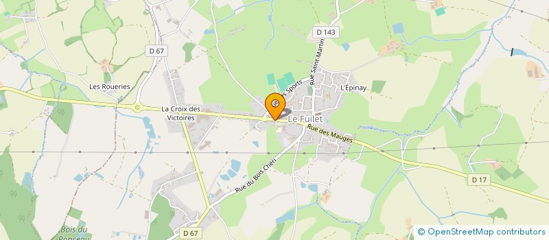 localisation de l'entreprise LA MIE DU POTIER à MONTREVAULT-SUR-EVRE