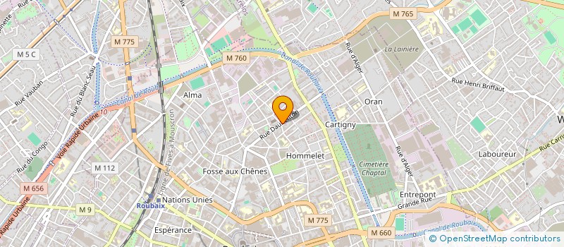 localisation de l'entreprise LA MIE EN OR  ROUBAIX