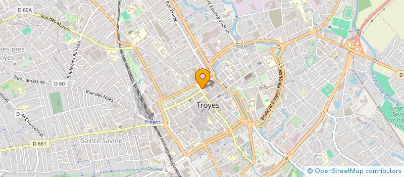 localisation de l'entreprise LA MIE ENCHANTEE à TROYES