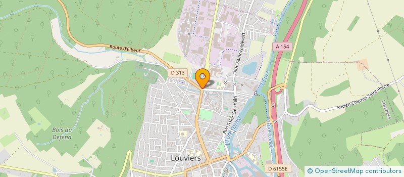 localisation de l'entreprise LA MIE FRINGALE à LOUVIERS