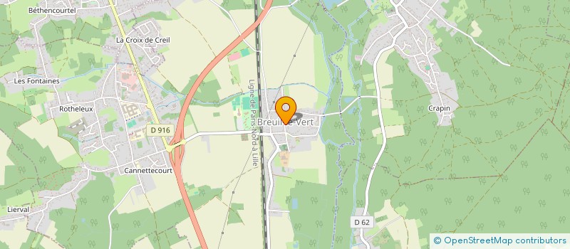 localisation de l'entreprise LA MIE JULIE  BREUIL-LE-VERT