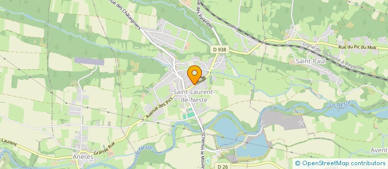 localisation de l'entreprise LA MIE LAURENTAISE  SAINT-LAURENT-DE-NESTE