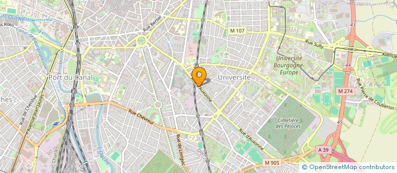 localisation de l'entreprise LA MIE TEMPS à DIJON