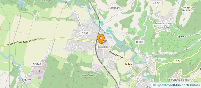 localisation de l'entreprise LA MIE'TIE  DOMBLANS