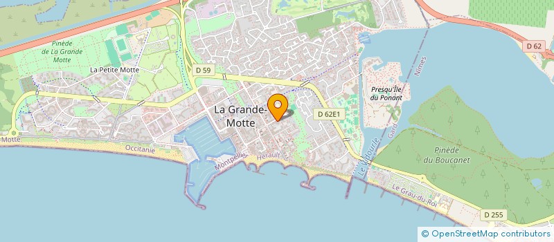 localisation de l'entreprise LA MIE TOLVONNAISE à LA GRANDE-MOTTE