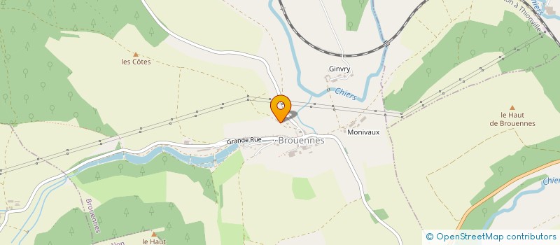 localisation de l'entreprise LA MIELLEE à POUILLY-SUR-MEUSE