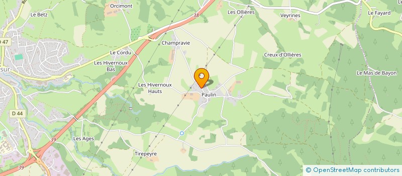 localisation de l'entreprise LA MIELLEE SAUVAGE  BESSAMOREL