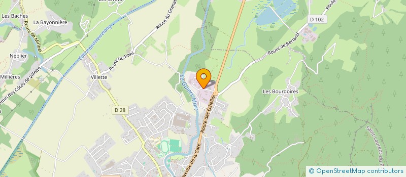 localisation de l'entreprise LA MIELLERIE CHARTROUSSINE  SAINT-LAURENT-DU-PONT