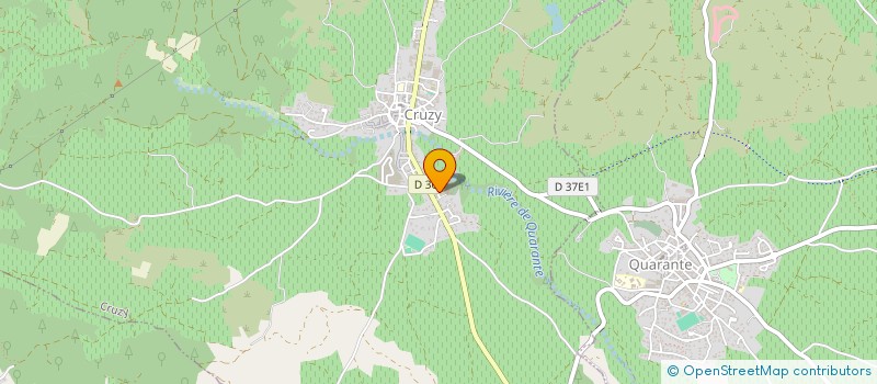 localisation de l'entreprise LA MIELLERIE DE L'ABEIAU  CRUZY