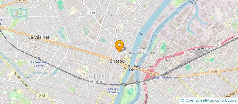 localisation de l'entreprise LA MIF  CHATOU