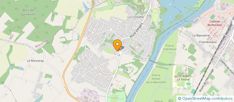 localisation de l'entreprise LA MIFA  BOUCHEMAINE