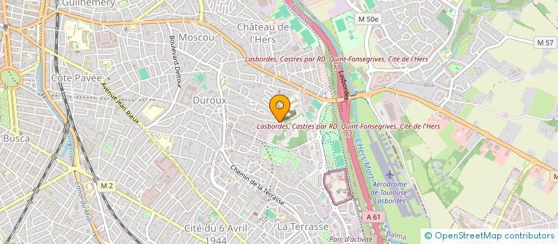 localisation de l'entreprise LA MIFA à TOULOUSE