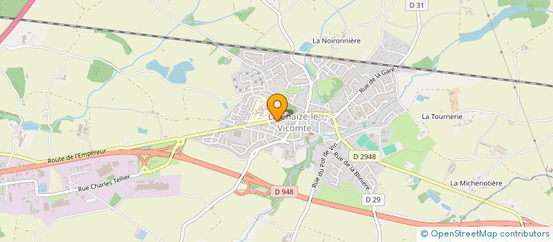 localisation de l'entreprise LA MIFF  LA CHAIZE-LE-VICOMTE