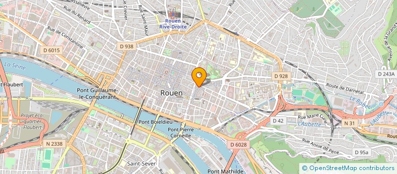 localisation de l'entreprise LA MIGA à ROUEN