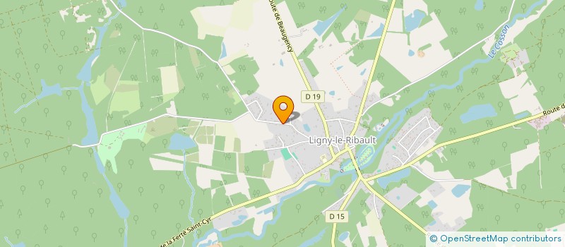 localisation de l'entreprise LA MIGAUCHETTE à LIGNY-LE-RIBAULT
