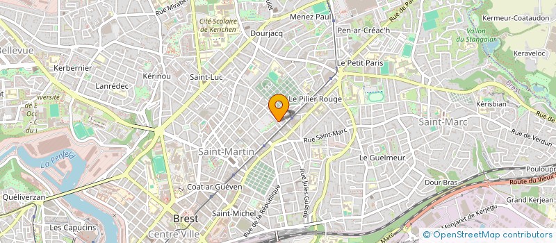 localisation de l'entreprise LA MIGNONNE AUDITION à BREST