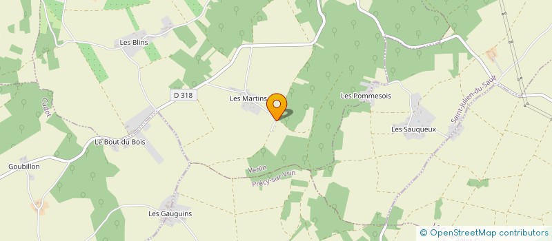 localisation de l'entreprise LA MIGNONNERIE  VERLIN