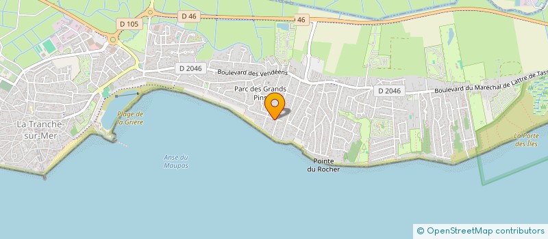 localisation de l'entreprise LA MIJOTIERE à LA TRANCHE-SUR-MER