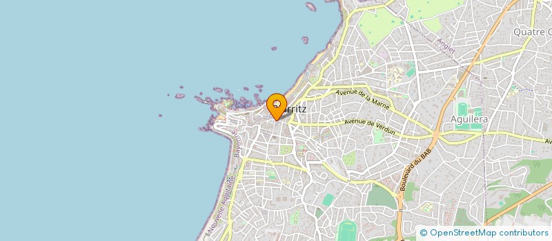 localisation de l'entreprise LA MILADY à BIARRITZ