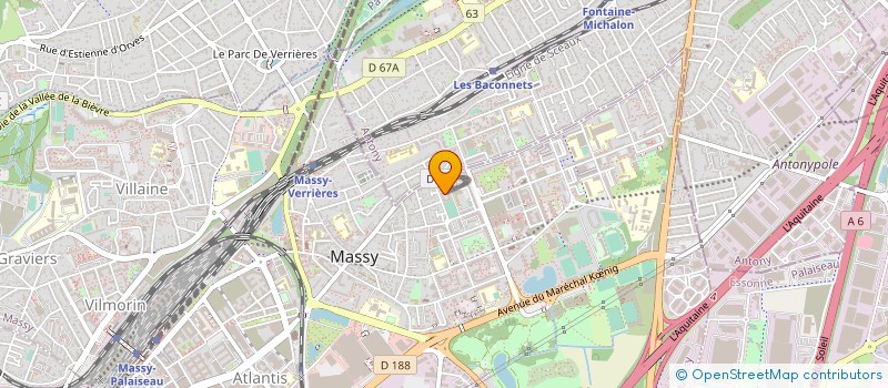 localisation de l'entreprise LA MILANAISE à MASSY