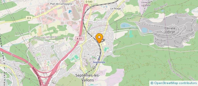 localisation de l'entreprise LA MILILIENNE à SEPTEMES-LES-VALLONS