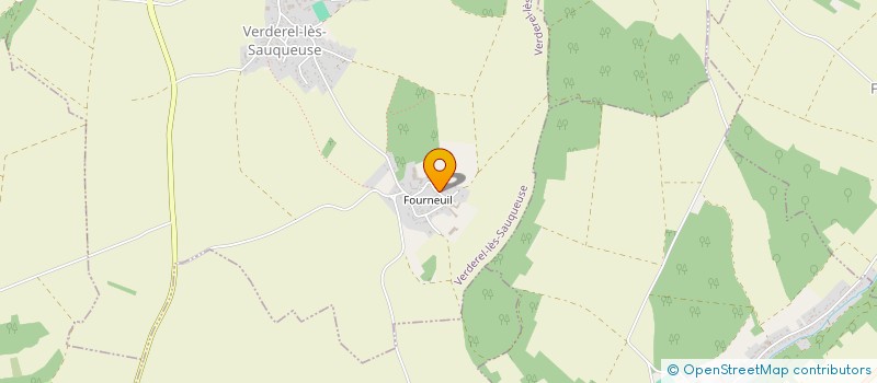 localisation de l'entreprise LA MILLEPATTIERE  VERDEREL-LES-SAUQUEUSE