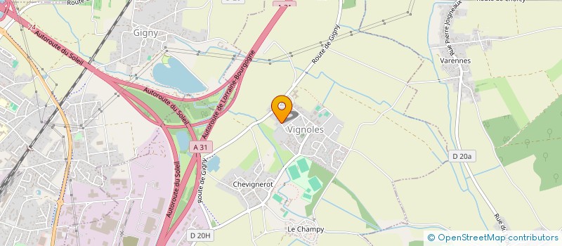 localisation de l'entreprise LA MILLESIMEE  VIGNOLES