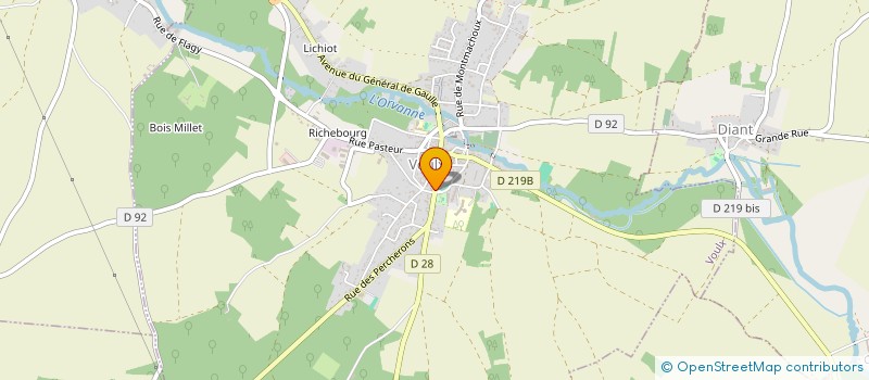 localisation de l'entreprise LA MILLETFAMILY  VOULX