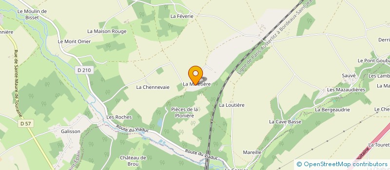 localisation de l'entreprise LA MILLETIERE à SAINT-EPAIN