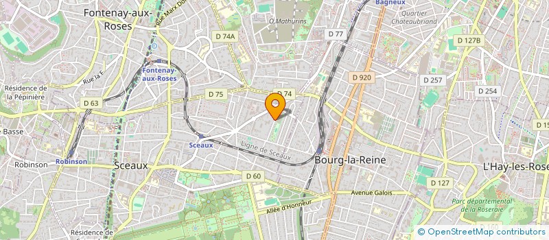 localisation de l'entreprise LA MILLETIERE à SCEAUX