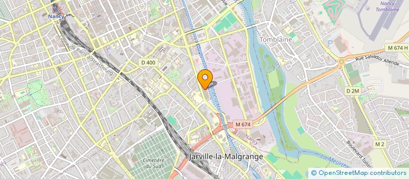 localisation de l'entreprise LA MILOISIERE à NANCY