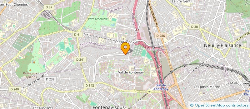 localisation de l'entreprise LA MILONGA - CULTURE ET CREATION à FONTENAY-SOUS-BOIS