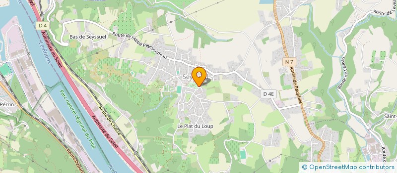 localisation de l'entreprise LA MILONNIERE  SEYSSUEL