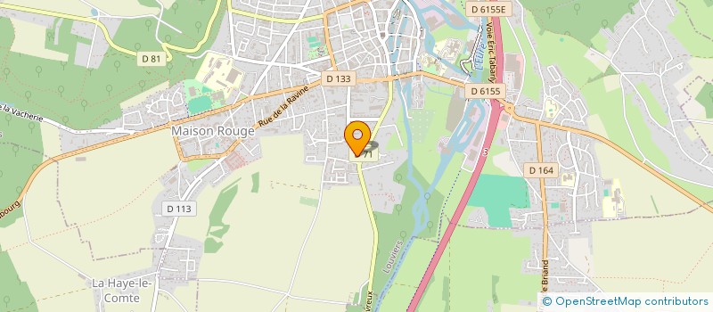 localisation de l'entreprise LA MILPA  LOUVIERS