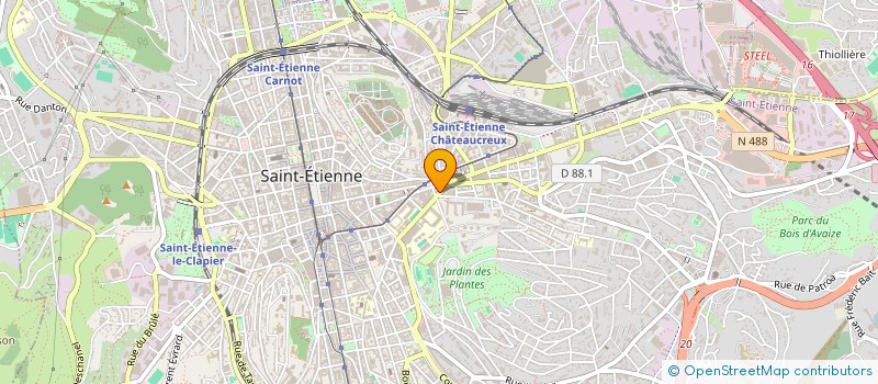 localisation de l'entreprise LA MIMARDIERE AUMONERIE à SAINT-ETIENNE