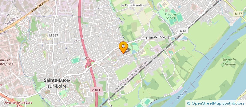 localisation de l'entreprise LA MINAIS  SAINTE-LUCE-SUR-LOIRE