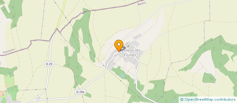 localisation de l'entreprise LA MINAUDE  BASLIEUX-LES-FISMES