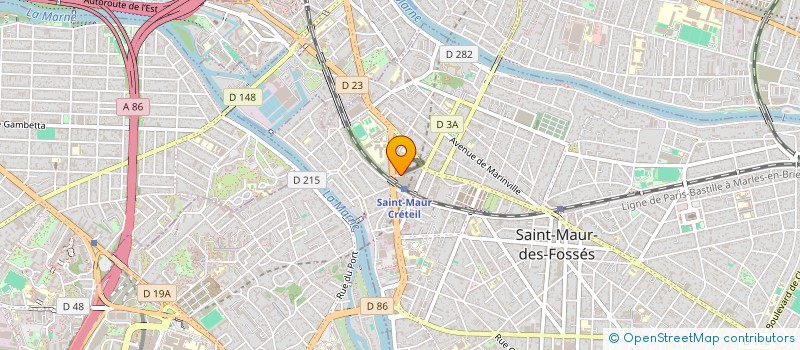 localisation de l'entreprise LA MINAUDIERE à SAINT-MAUR-DES-FOSSES