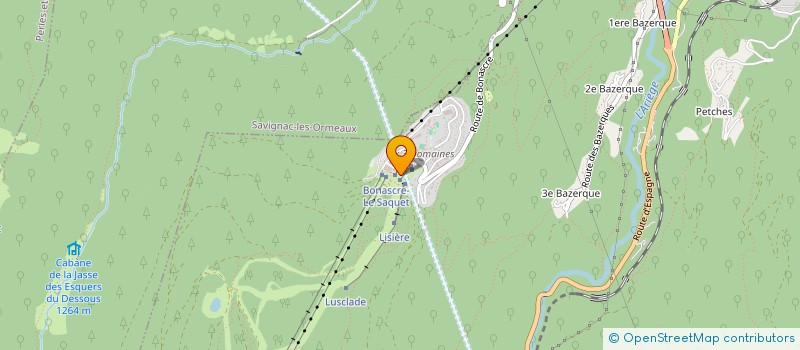 localisation de l'entreprise LA MINE à AX-LES-THERMES