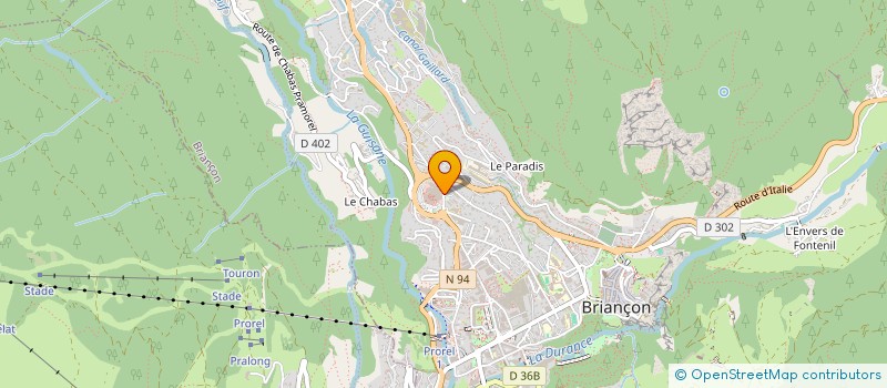 localisation de l'entreprise LA MINE à BRIANCON
