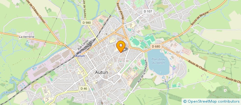 localisation de l'entreprise LA MINE  LA CELLE-EN-MORVAN