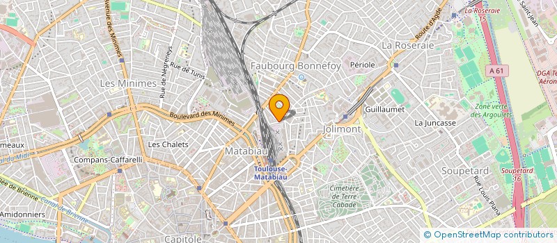 localisation de l'entreprise LA MINE à TOULOUSE