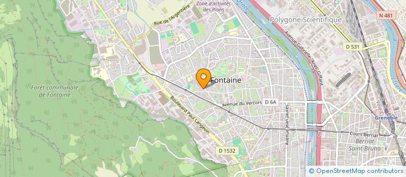 localisation de l'entreprise LA MINE  FONTAINE