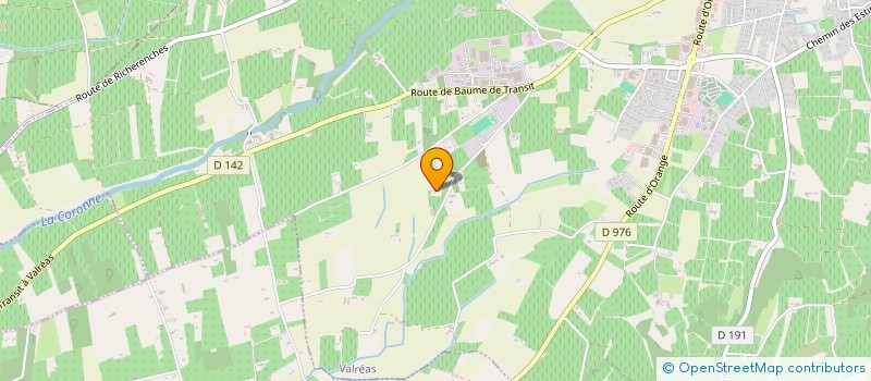 localisation de l'entreprise LA MINE D'OR à VALREAS
