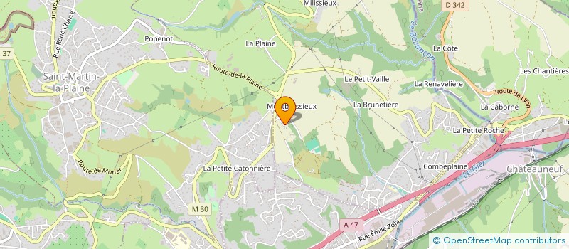 localisation de l'entreprise LA MINE D'OR DE BISSIEUX à SAINT-JOSEPH