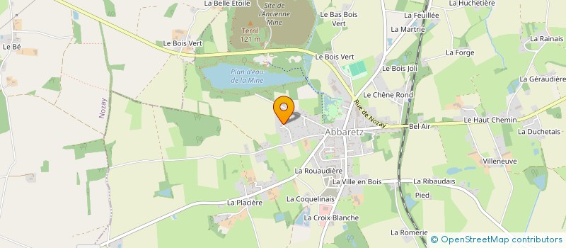 localisation de l'entreprise LA MINE ENCHANTEE  ABBARETZ