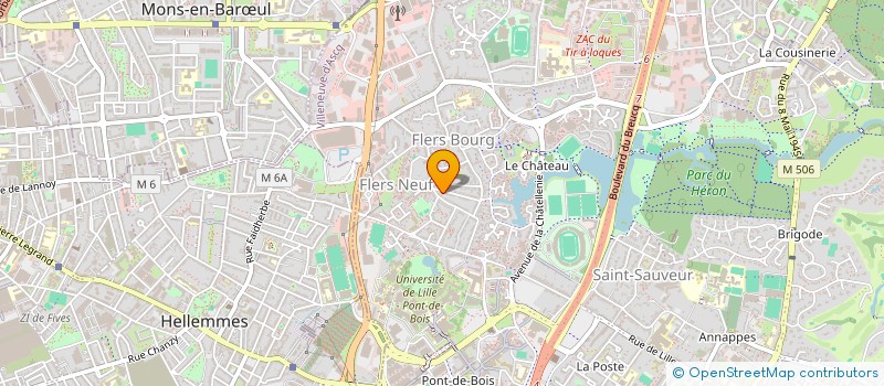 localisation de l'entreprise LA MINE PRODUCTION  VILLENEUVE-D'ASCQ